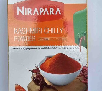KASHMIRI CHILLI POWDER 400g (NIRAPARA)
